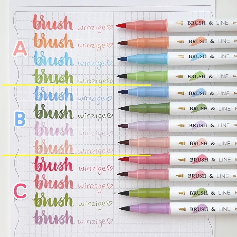 

et-98 Winzige 4Pcs Brush Pen Set Calligraphy Brush Lettering Aesthetic Vintage Warna Warni Brush Marker Pena Kuas Warna Pulpen Pena Kaligrafi Coloring Markers Terlaris