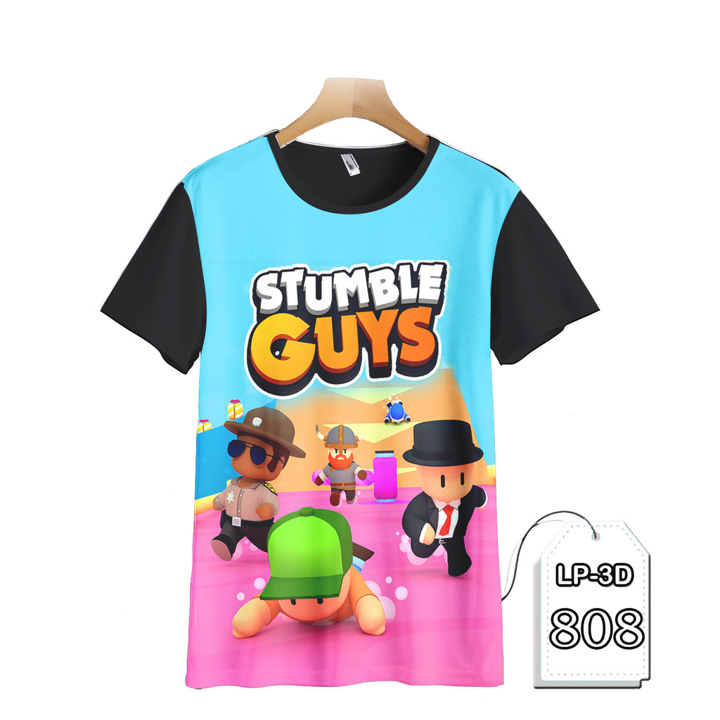 Baju Stumble Guys Baju Anak dan Dewasa 3D Game Animasi LP3D-808 Fashion