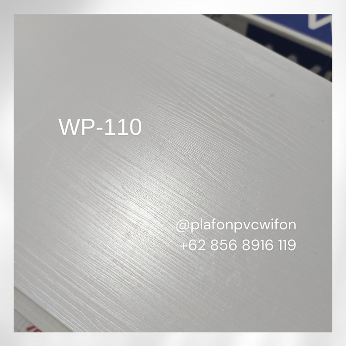 PLAFON PVC WIFON WP-110 PLAFON PVC LAMINATE PLAFON PVC PUTIH DOFF