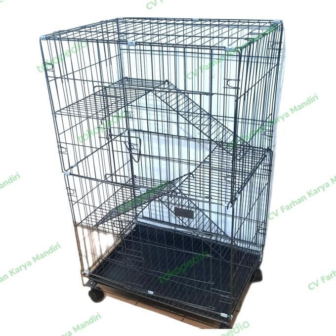 Kandang Kucing Kelinci Tingkat 3