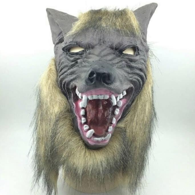 DFR Topeng Serigala Latex/ Latex Mask Wolf/ Topeng Halloween TERLARIS