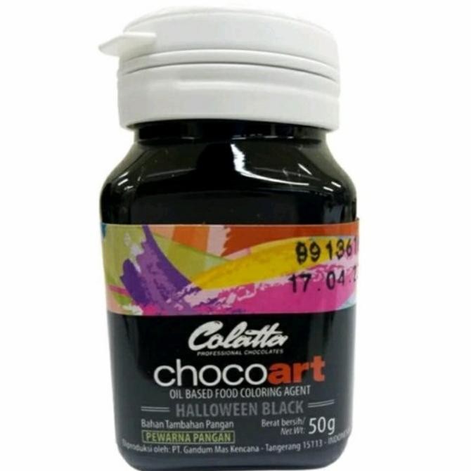 

DFR Colatta Chocoart Halloween Black Pewarna Makanan Choco Art 50 gr TERLARIS