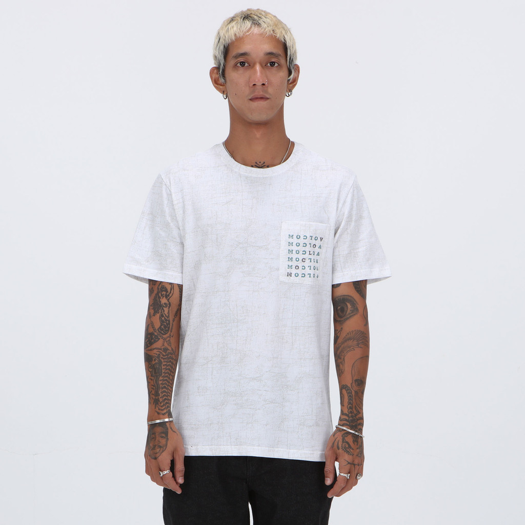 VOLCOM - MCT INVERSO SHORT SLEEVE TEE WHT