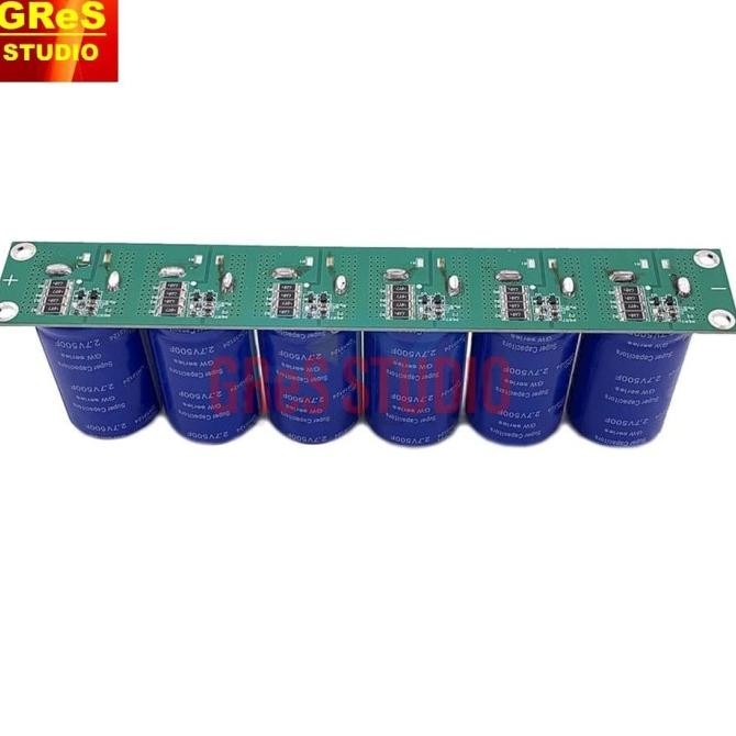 Super Capacitor 16V 3000F (6 X 2.7V 500F) + Singlerow Protection Board