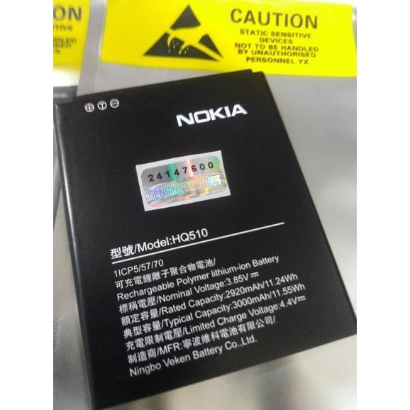 Lagi Genuine Batu Batre Battery Baterai Nokia 2.2 Hq510 Hq-510 Original 100 Nokia