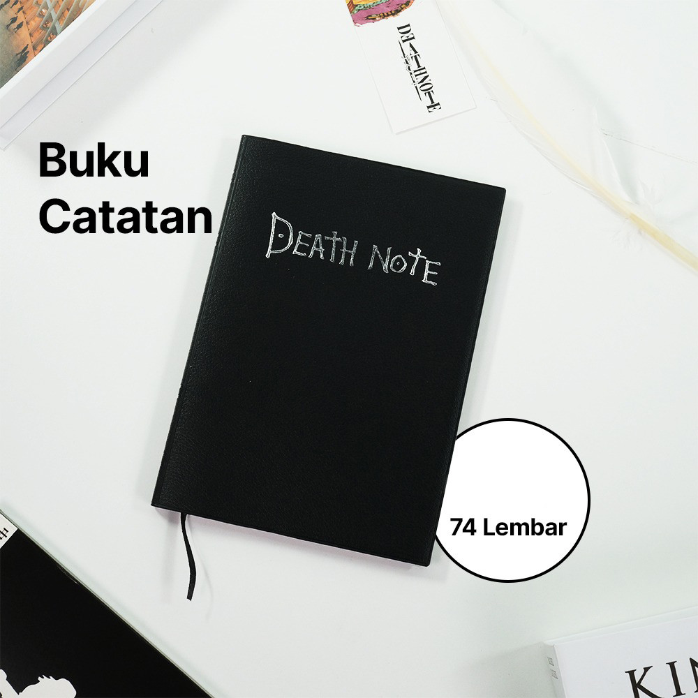 

Buku Catatan Jurnal Anime Death Note Book Leather Case - LY5 - Hitam | Buku Tulis
