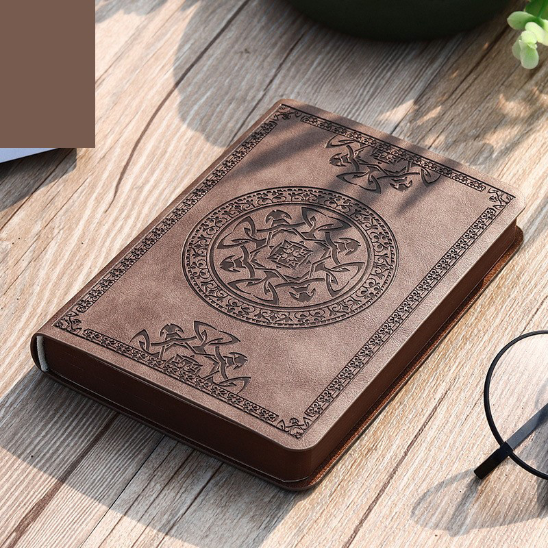 

Catatan Jurnal Notebook Leather Cover Vintage Pattern - WH-1564 - Coklat | Buku Jurnal