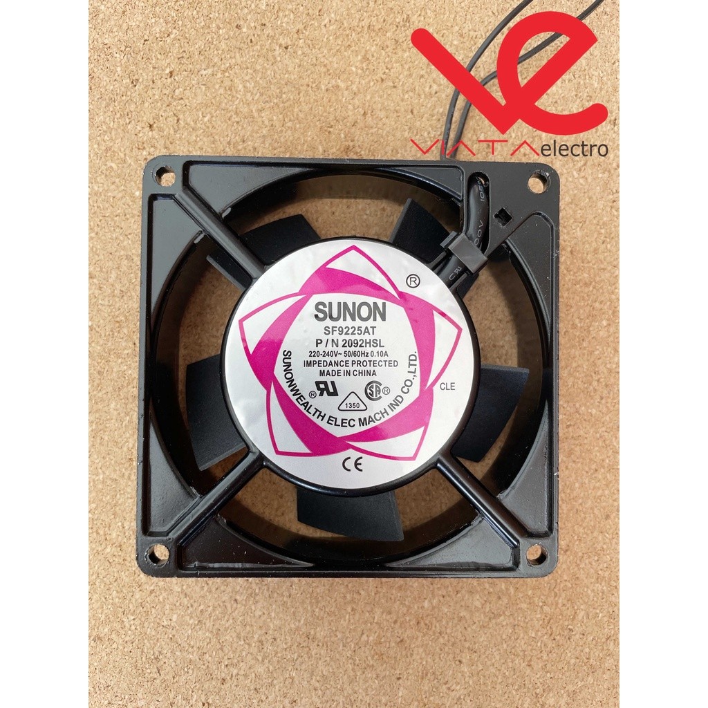 MURAH FAN 220V AC 9X9CM KIPAS AC 220V 9CM SUNON 9 X 9CM KIPAS AC 220V 9 CM FAN