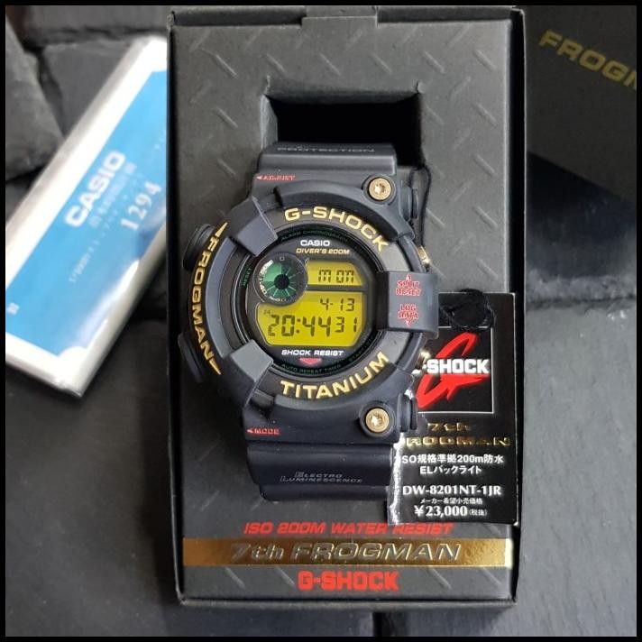 JAM TANGAN GSHOCK ORIGINAL FROGMAN DW 8201NT-1JF