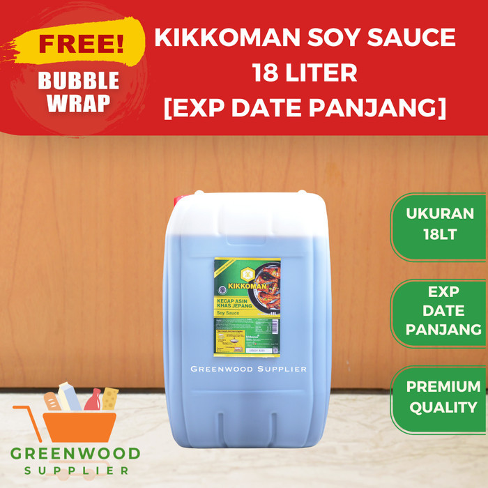 

Kikkoman Soy Sauce / Kecap Asin Khas Jepang - 18 Liter