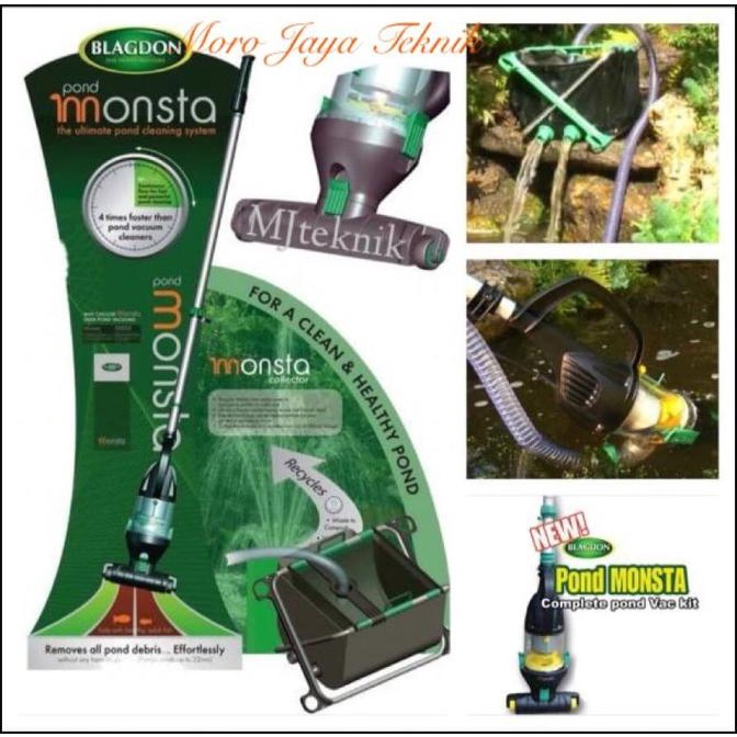 Vacuum Pump Pembersih Kolam Ikan Dan Kolam Renang Blagdon Pond Monsta