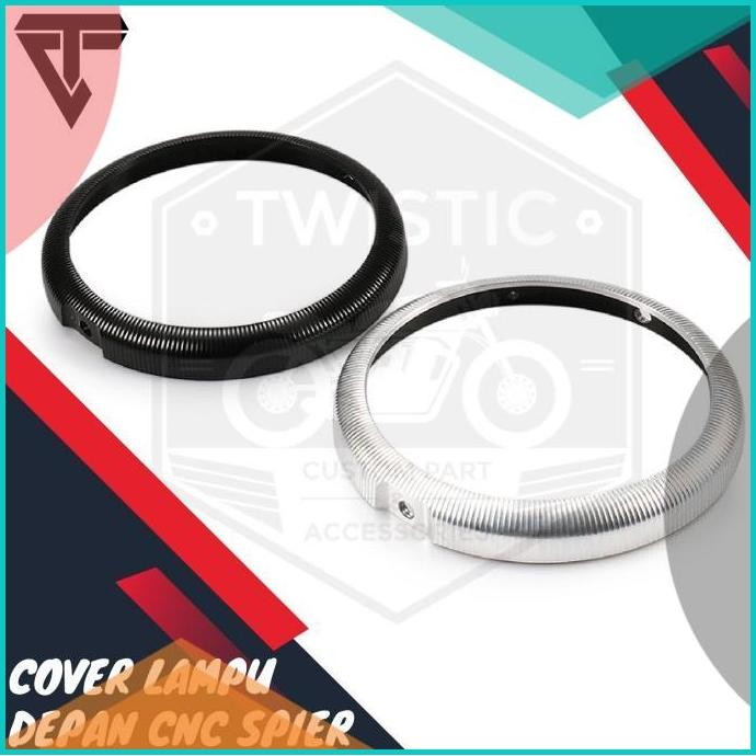 Bracket Breket Dudukan Ring Spier Cover Daymaker 7 inch Motor Custom