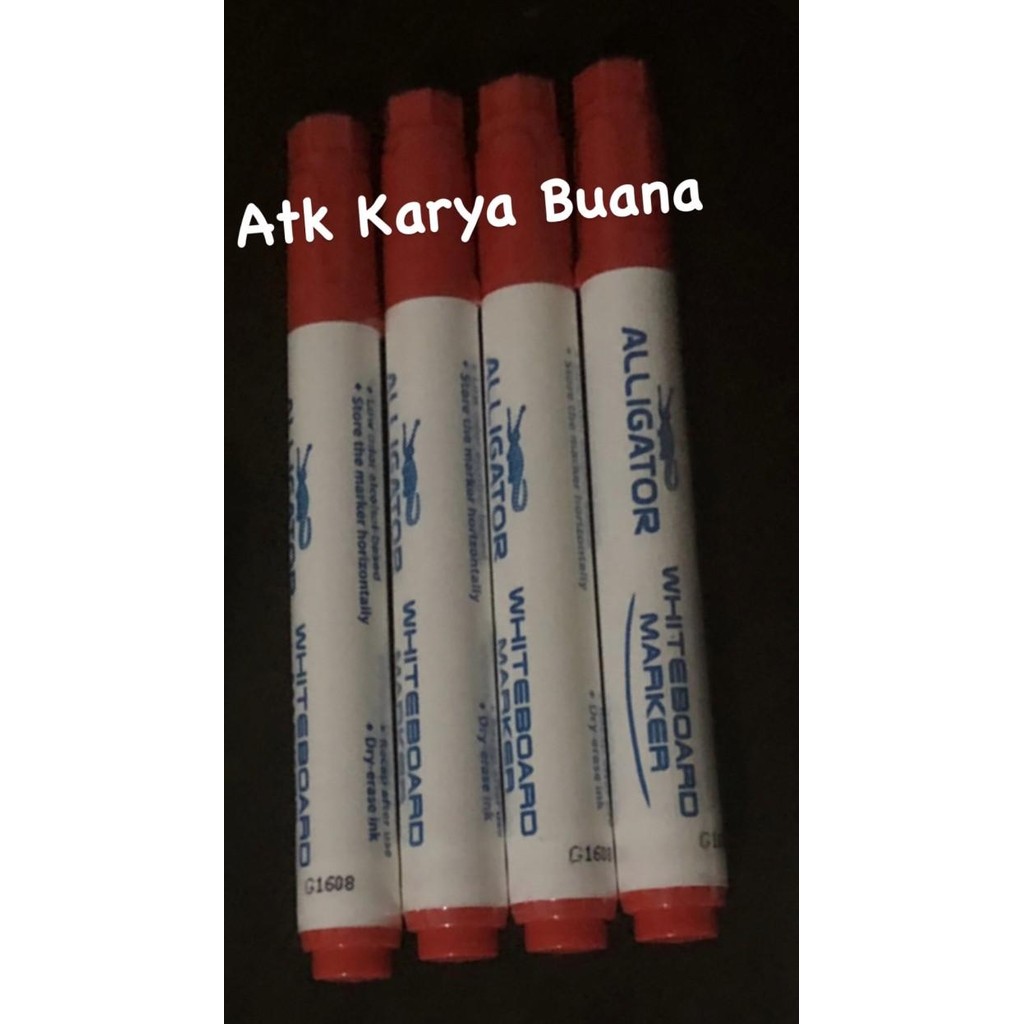 

Alligator Whiteboard Spidol Original 100% ( 1 Pack Isi 12 Pcs )