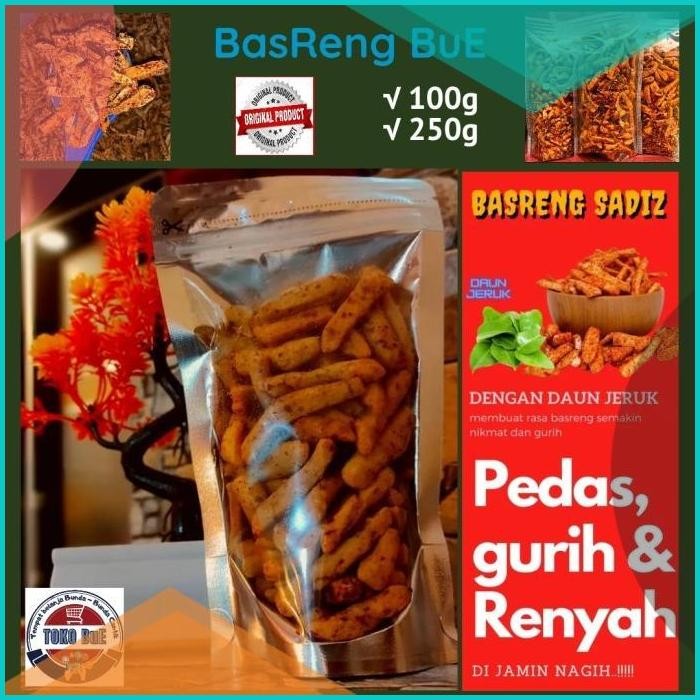 

BuE Basreng Stick Bumbu Basah Daun Jeruk Basreng Pedas 50 gram 100gra
