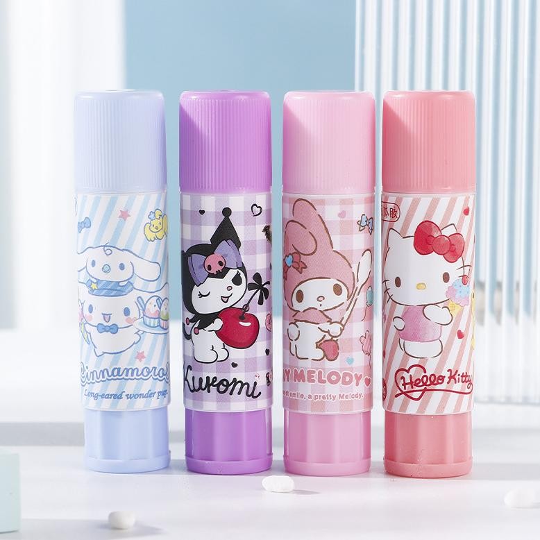 

GLUE STICK SANRIO AESTHETIC/ LEM BATANG MOTIF KARTUN 15 GR baru