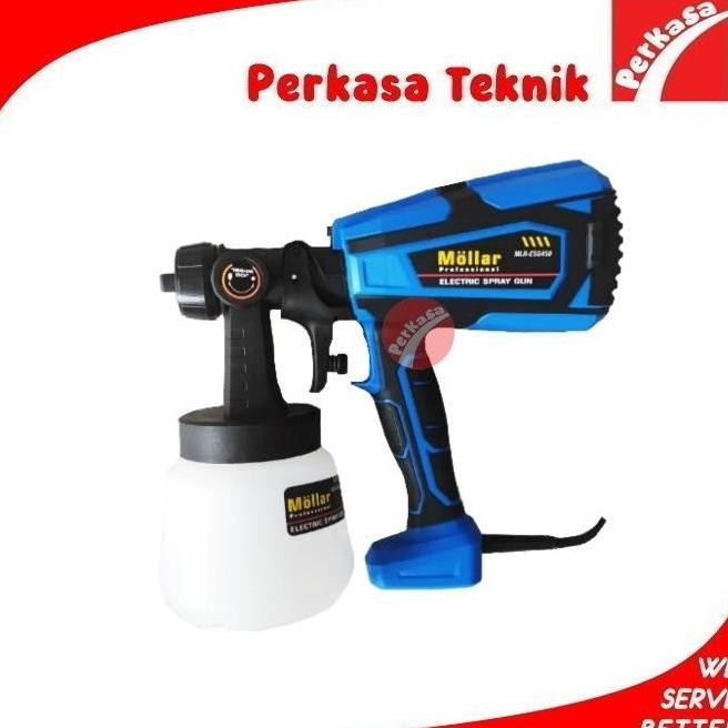 Spray Gun Elektrik Tembaga Mollar Esg450 Spraygun Cat Minyak Thinner