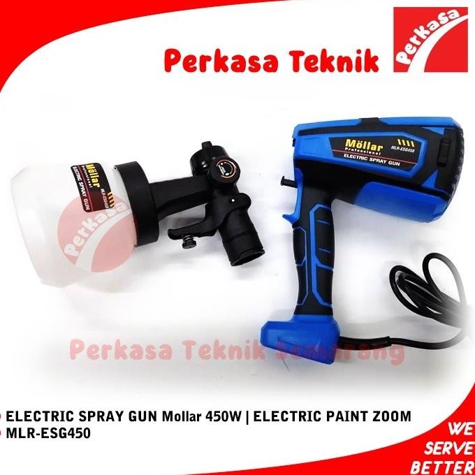 Spray Gun Elektrik Tembaga Mollar Esg450 Spraygun Cat Minyak Thinner