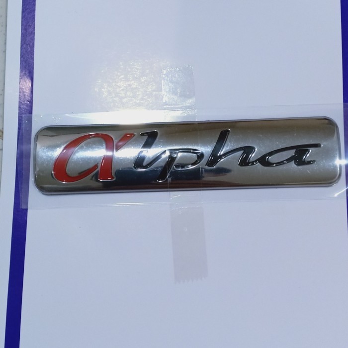 Emblem ALPHA suzuki XL7