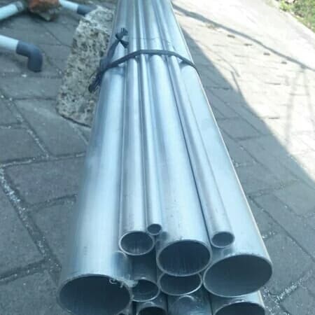 satu set(8 macam ukuran) pipa aluminium bahan antena tebal 1,2mm