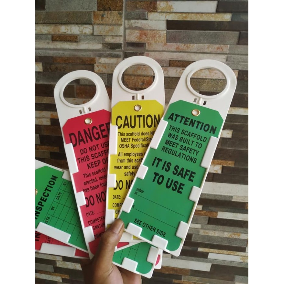 

Terlaris Heavyduty Scaffolding Tag Danger SALE