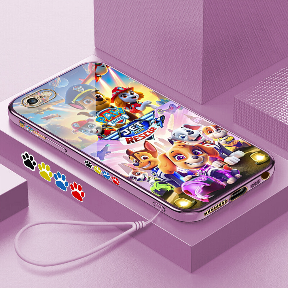 [Pengiriman lokal] Apple iPhone 6 6s 7 8 plus SE 2020 2022 X XR  XS Max Casing Ponsel PAW Patrol: Je