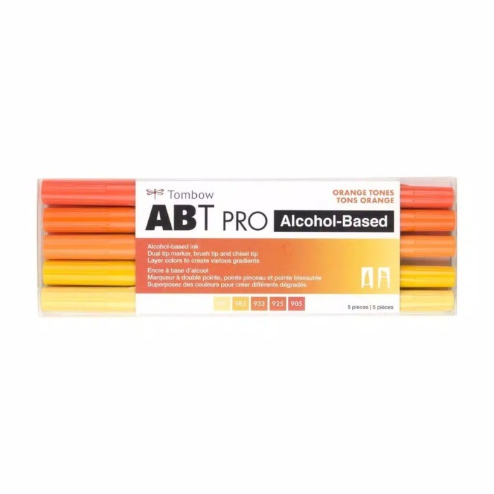 

Terlaris TOMBOW ABT PRO DUAL BRUSH SET 5 ALCOHOL BASE-ART MARKERS SALE