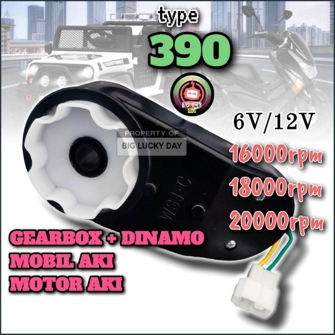 Gearbox Mobilan Aki Type 390 6V / 12V Wsj-C 16000Rpm 18000Rpm 20000Rpm Original