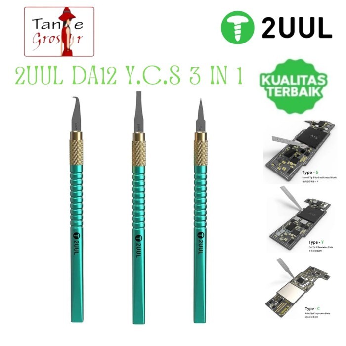 

Terlaris IC 2UUL REPAIR WANT DA12 YCS 3IN1 BLADES SET FOR IC DISASSEMBLE SALE