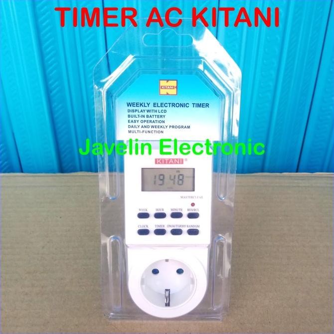 Timer Digital Kitani / Timer Walet / Stop Kontak Otomatis / Timer Ac