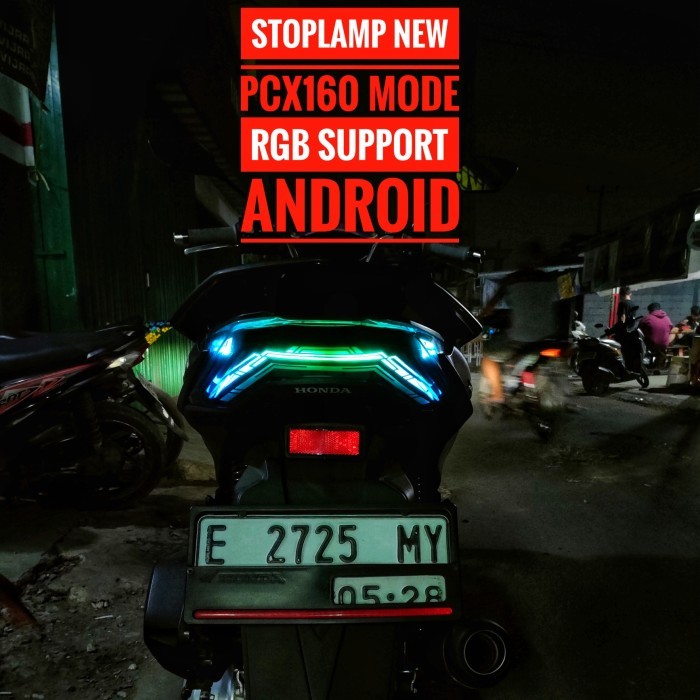 stoplamp new pcx160 custom / stoplamp pcx160 custom running