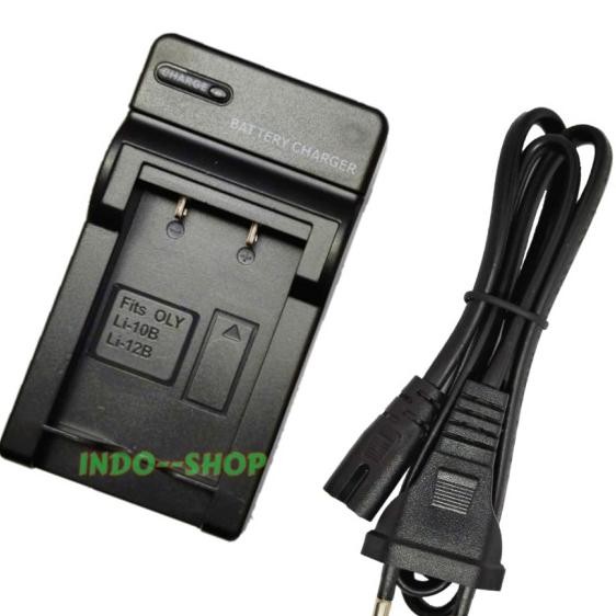 Charger For Kamera Olympus Carger Li 10C 12C Batre Li-10B 12B Stylus 300 400 410 C-50 Ces Camedia 47