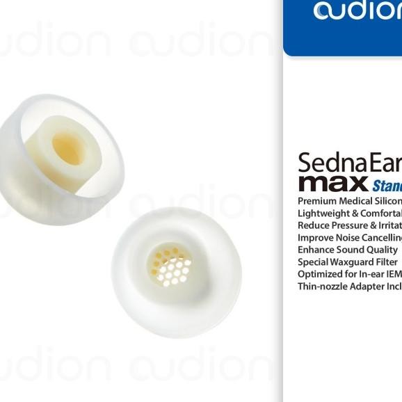 Azla Sednaearfit Max Standard | Medical Silicone Eartips For Iem & Tws