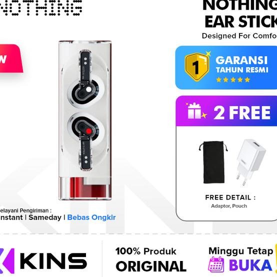 Nothing Ear Sti Tws Nothing Ear 1 Garansi Res Tam