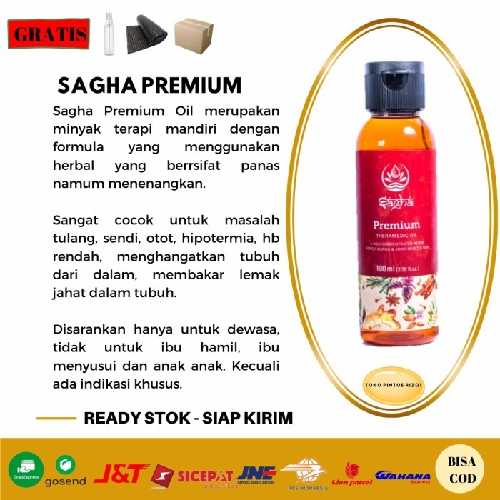 Minyak Sagha Premium/ Sagha Oil/ Avaloka