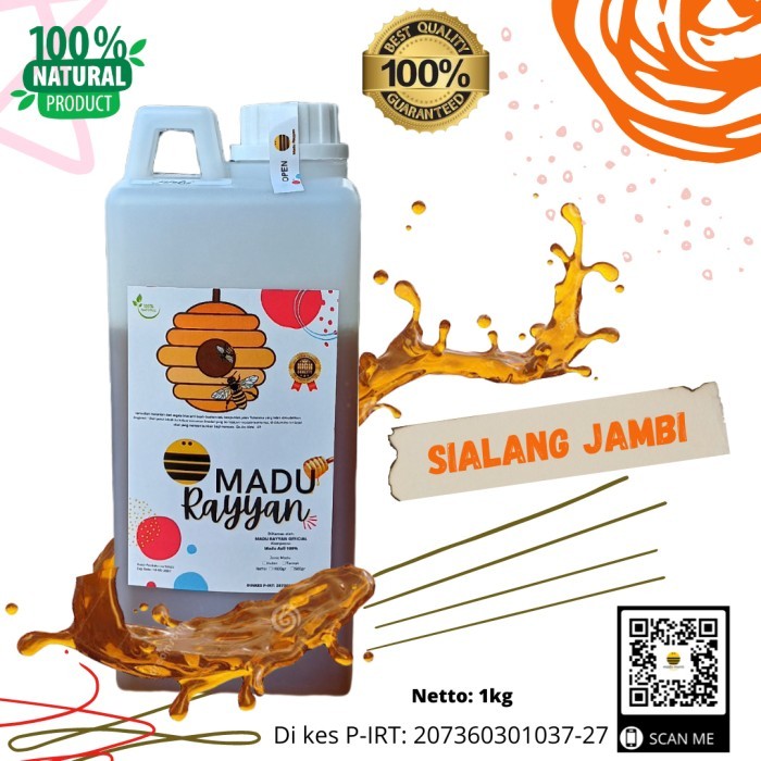 

MADU ASLI/ MADU HUTAN LIAR JAMBI NETTO 1KG