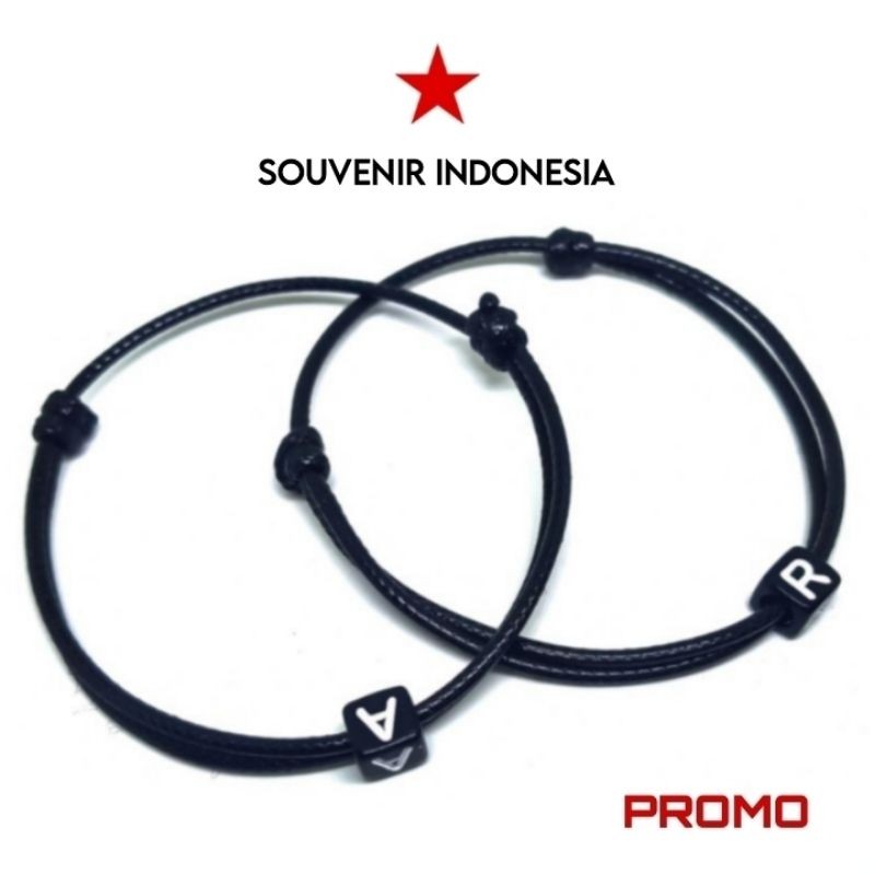 GELANG HURUF DADU GELANG HURUF KOTAK GELANG INISIAL GELANG ABJAD GELANG NAMA