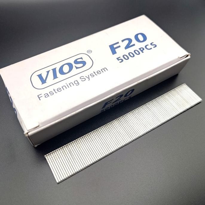 

Isi Refill Staples Paku Tembak Stapler Angin Air Nailer VIOS F20