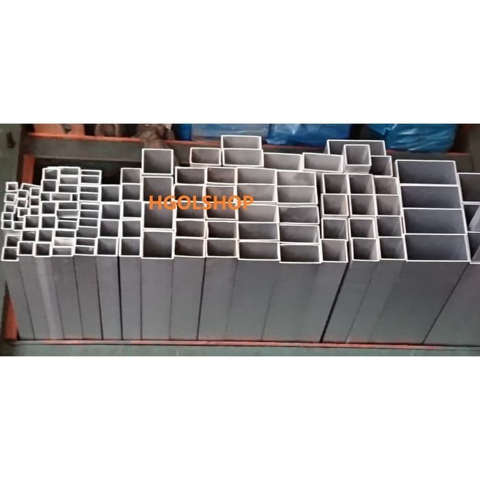 Hollow Aluminium 1 1/2" X 3" X 1,2 Mm Ready Stock