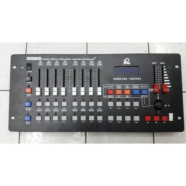 Paket 6 Buah Parled 54X3W Fullcolor Dan Dmx 192 Lengkap Kabel Dmx 25 M  Ready