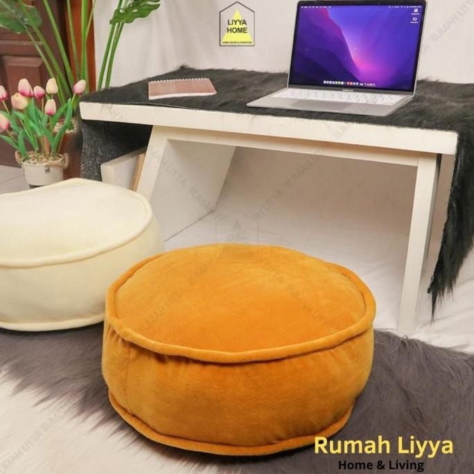 Bantal Bulat Lesehan Duduk Lantai Cafe Jumbo Empuk Premium