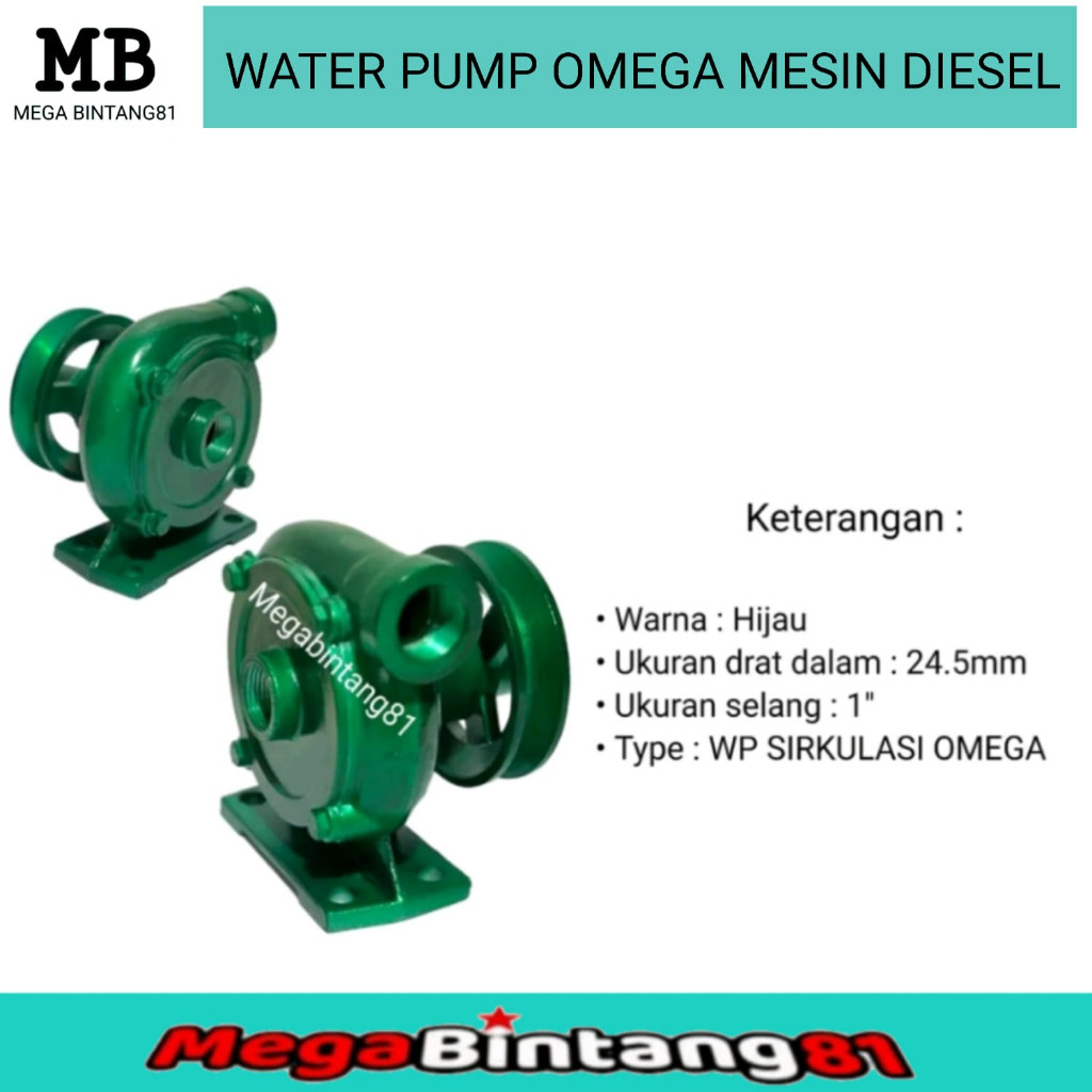 Pompa air omega pompa keong omega omega sirkulasi pompa air diesel pendingin |ECDA36A1|