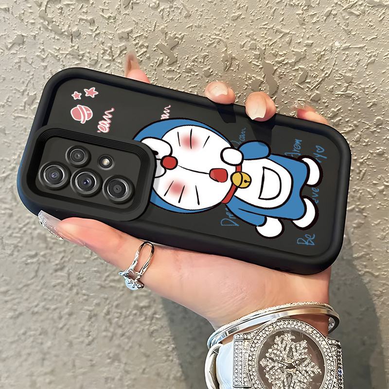 Casing Hp Samsung Galaxy A52 4G A52 5G A52s 5G A73 5G Case Casing HP pola Doraemon Kesing Silikon Ce