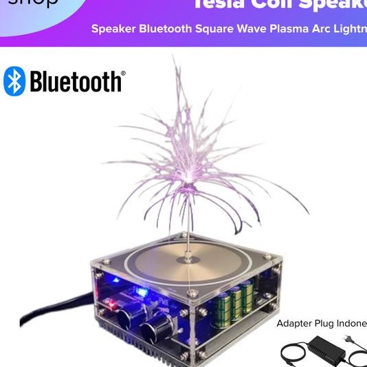 Tesla Coil Speaker Electric Arc Plasma Music Ule Bluetooth Science