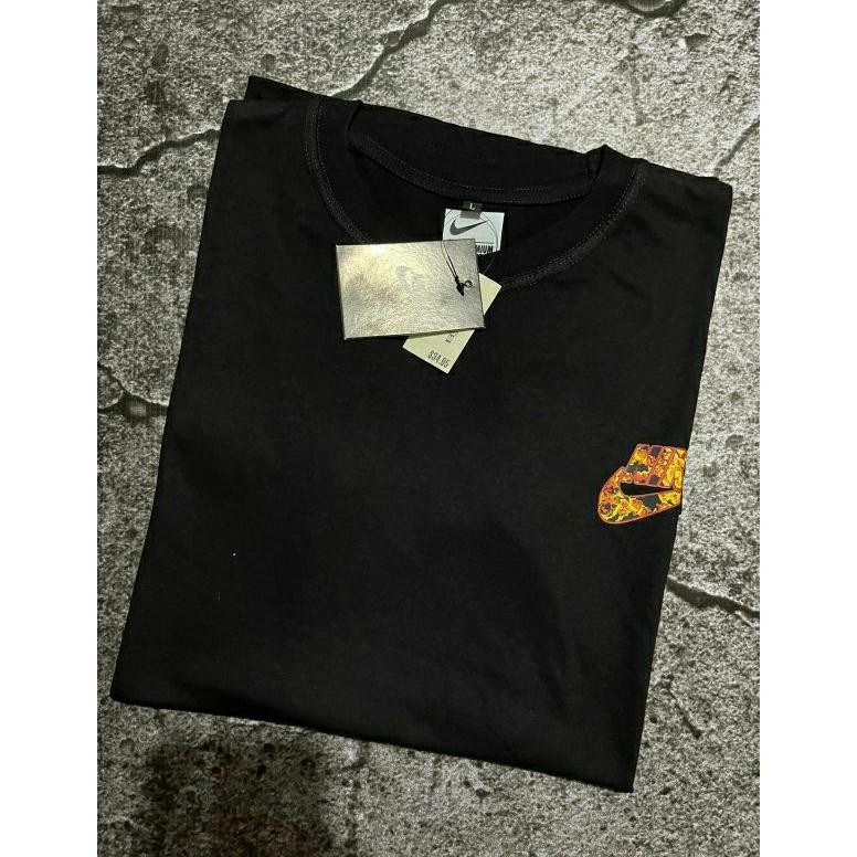 Kaos Distro Nike Flame Small Logo T-Shirt Simple Hypebeast