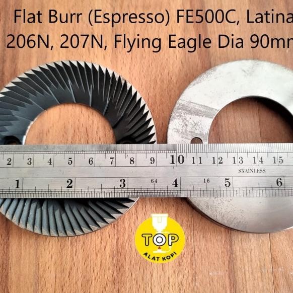 Burr Flat Grinder Kopi Feima Muranee Flying Eagle Latina 206N Fe500C