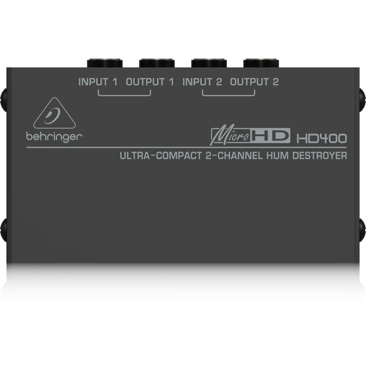 Behringer HD400 - HD 400 Mini 2 Chn Hum Destroyer/Prosesor Sinyal |42170EC4|