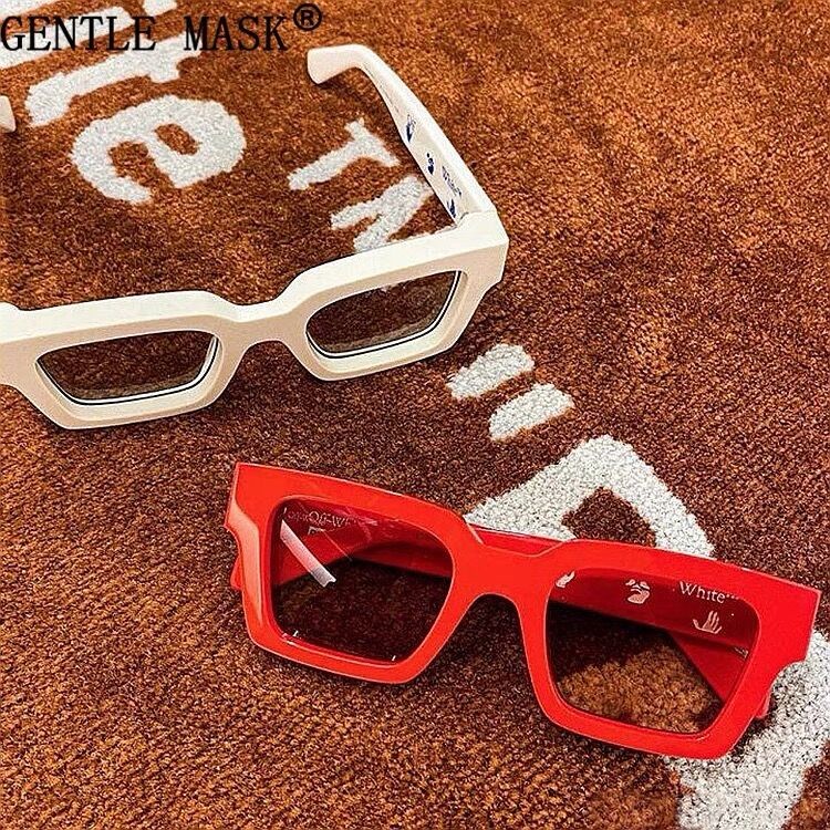 Kacamata kacamata kacamata hitam putih piring bingkai hitam ow kacamata hitam |469F3285|