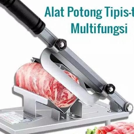 Mesin Giris Daging Manual Meat Slicer Alat Potong Keripik Tempe Tip