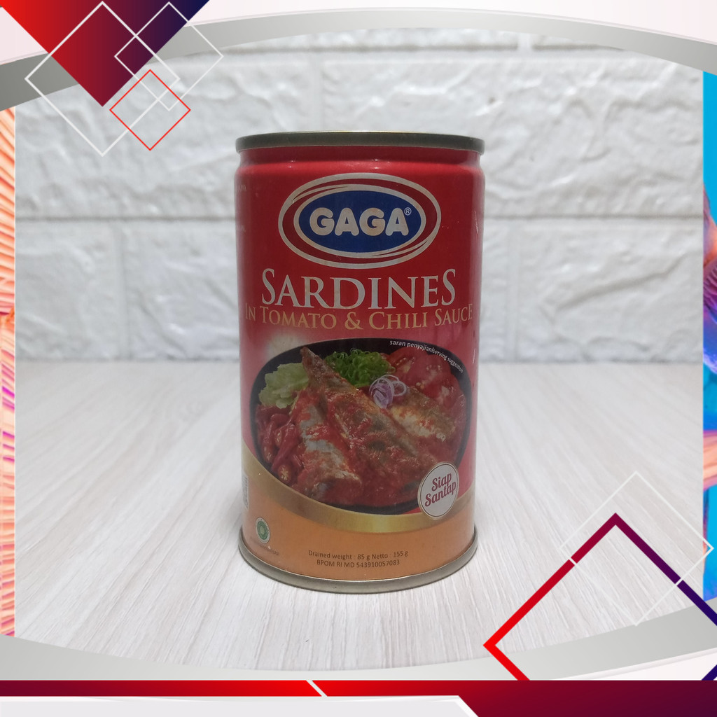 

Gaga Sarden Saus Tomat & Cabai 155gr .