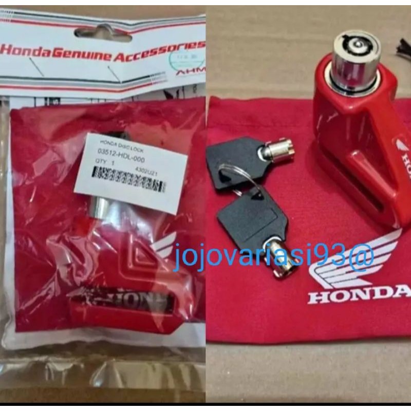 gembok cakram original Honda gembok cakram original Honda all motor